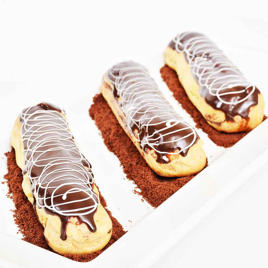 Chocolate Eclairs X 3