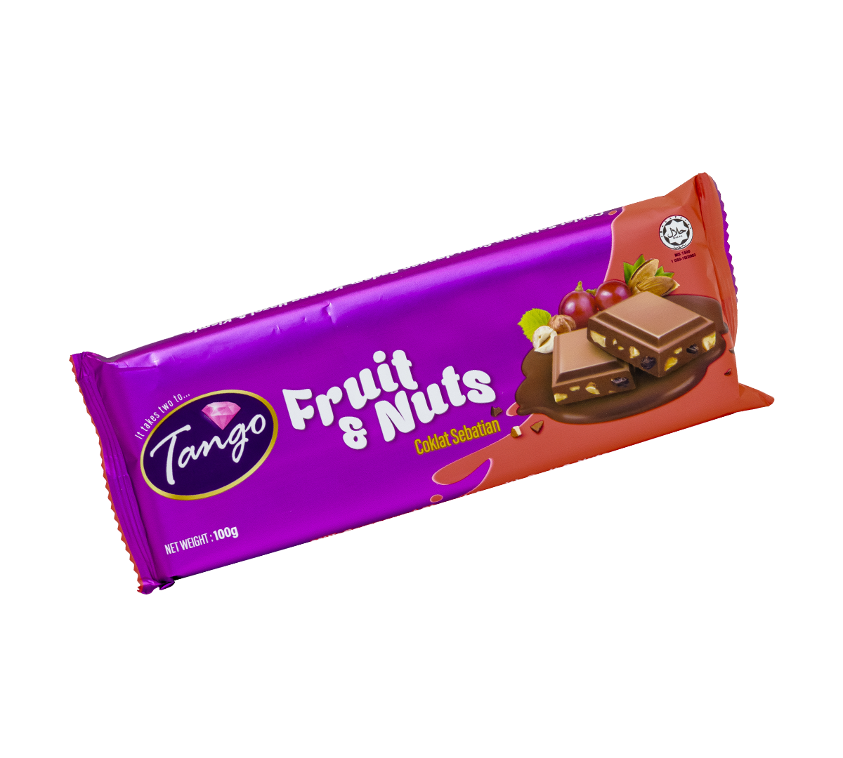 Tango Flow wrap Fruit and Nuts Chocolate 100g – Countline Maldives