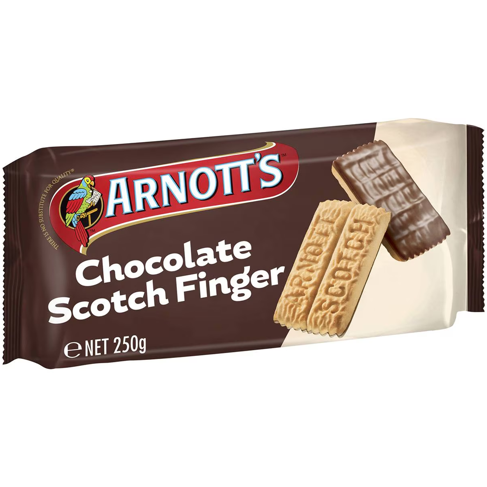 Arnott's Chocolate Coated Scotch Finger Biscuits 250g