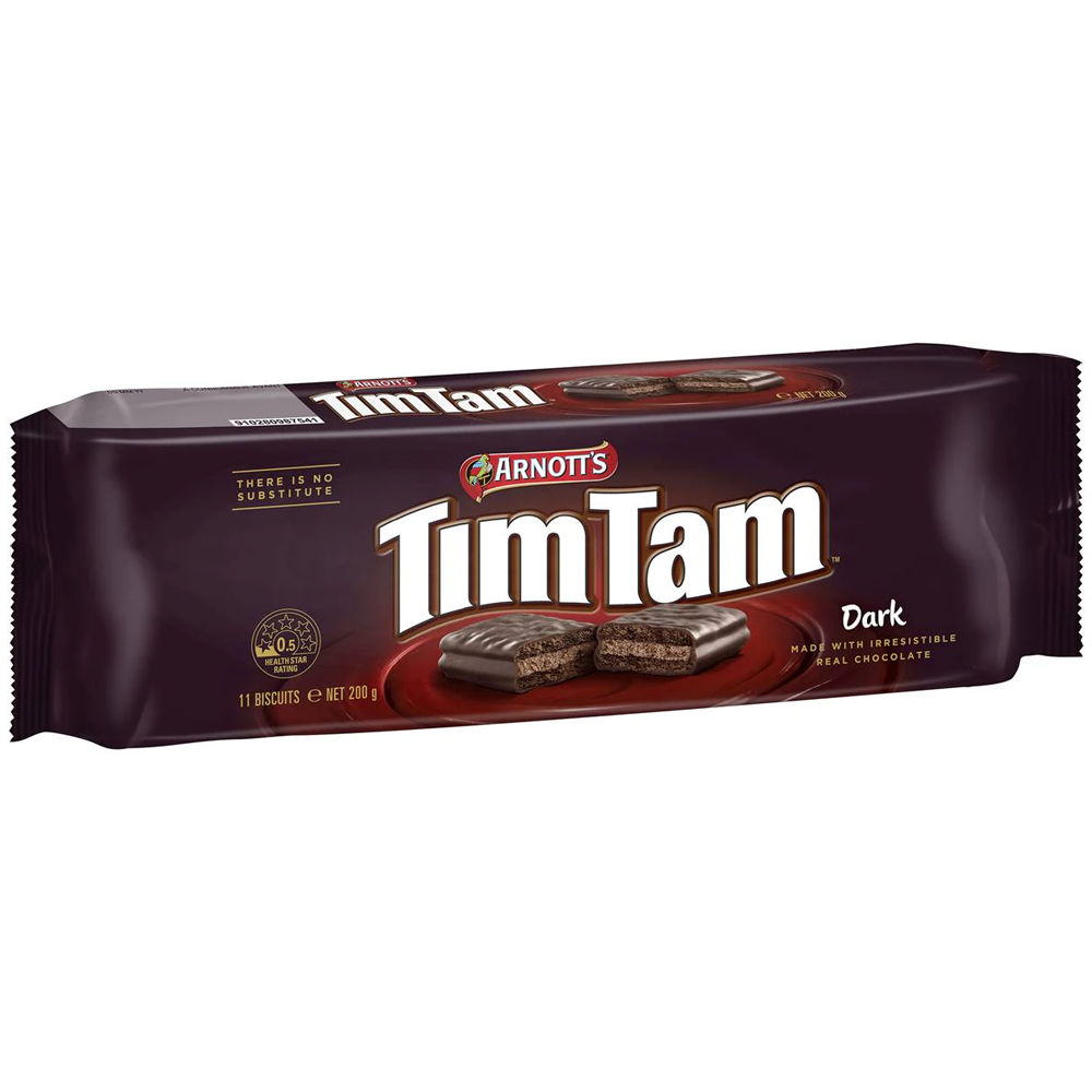 Arnott's Tim Tam Dark Chocolate Biscuits 200g