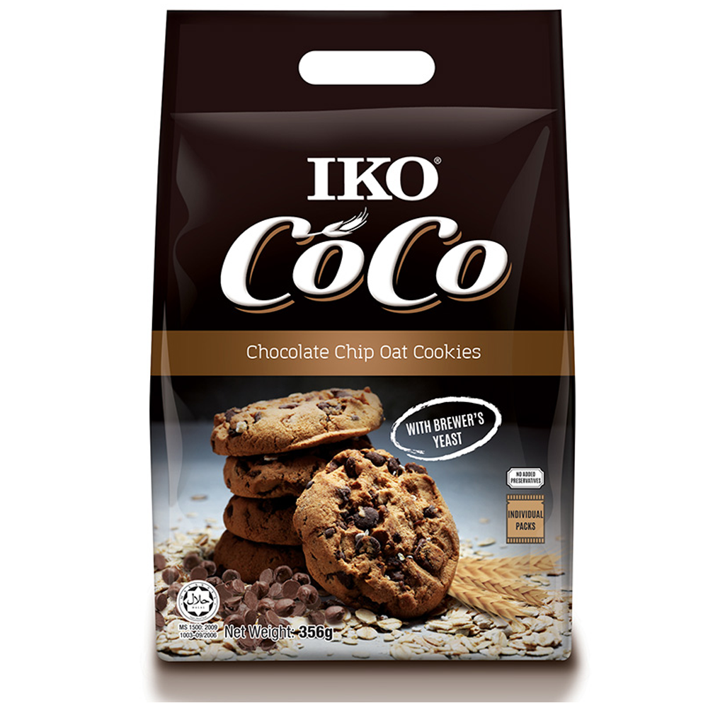 IKO Coco Chocolate Chip Oat Cookies 356g