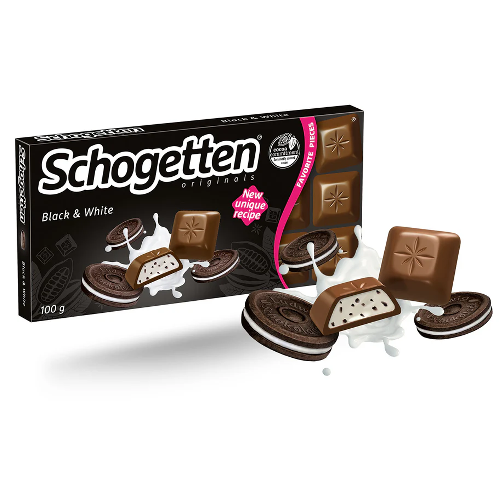 Schogetten Black & White Chocolate 100g