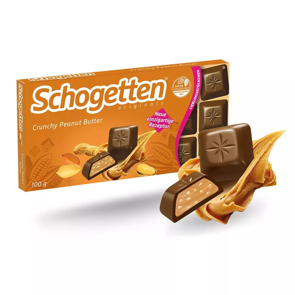 Schogetten Crunchy Peanut Butter 100g