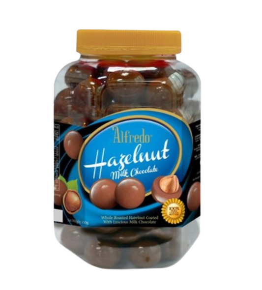 Alfredo Hazelnut Milk Chocolate Jar 400g