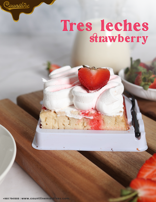 Tres Laches Stawberry  (3pcs)