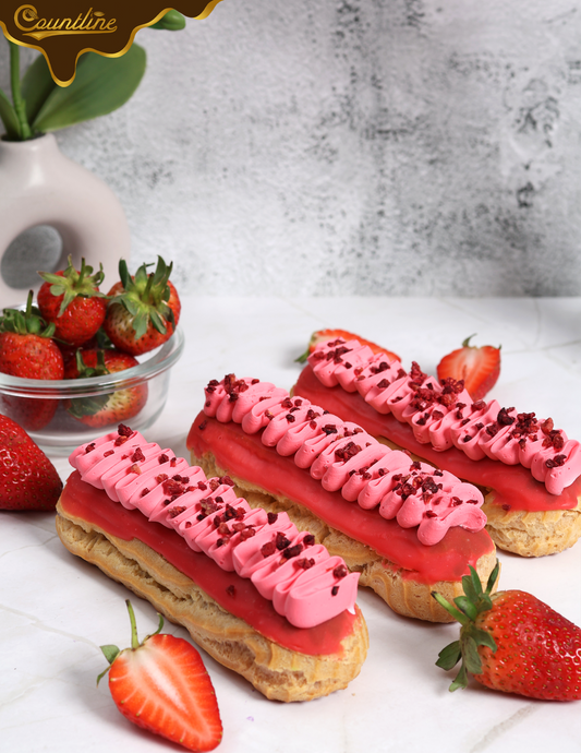 Strawberry Eclairs X 3