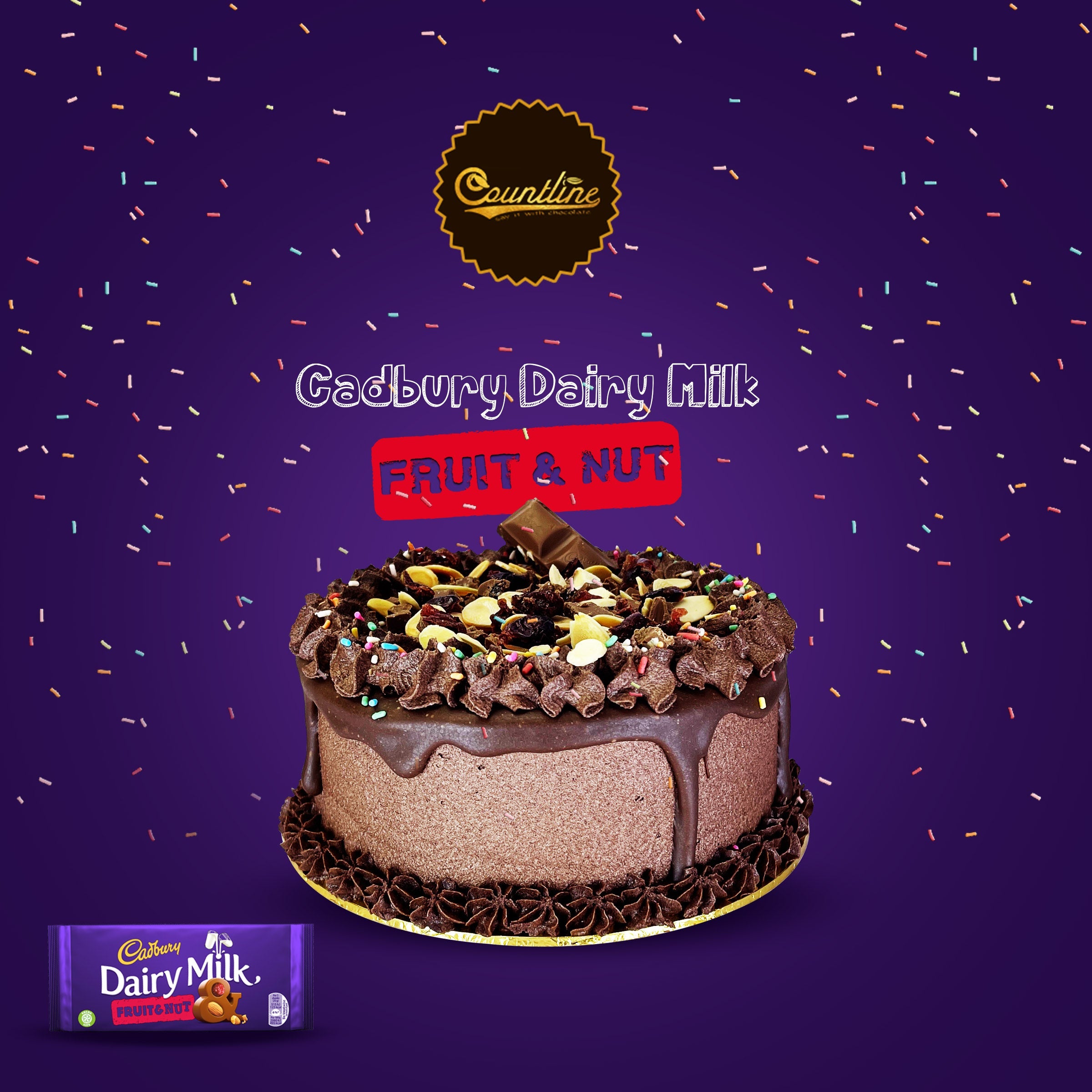 Dairy Milk Chocolate Bar Cake - Buy Online, Free UK Delivery — New Cakes